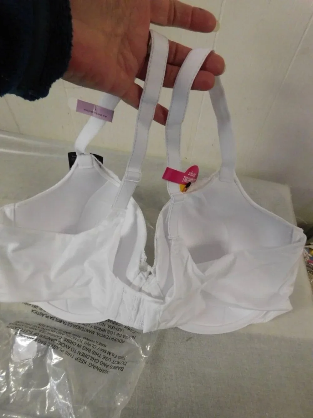 Maidenform T Shirt Convertible Straps Bra White 40 D New